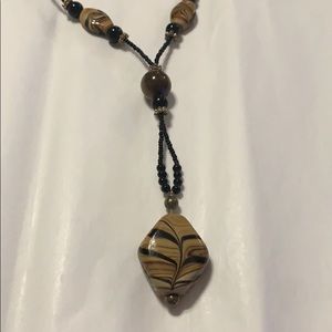 Tigers eye long necklace